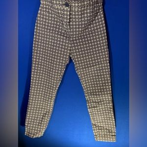 Primark dress slacks Navy blue pants with white